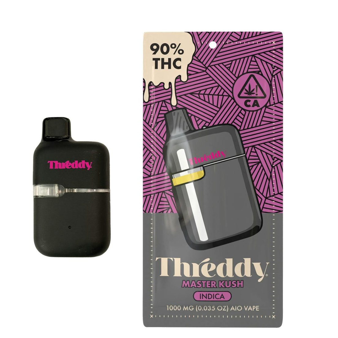 Threddy Master Kush 1g All in One Vape 90%