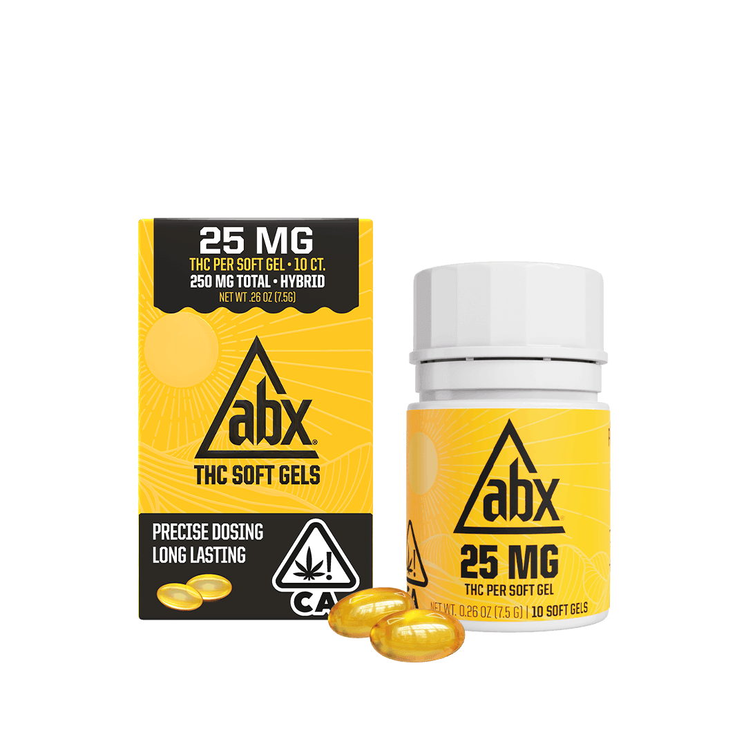 ABX 25mg THC Soft Gels 10ct