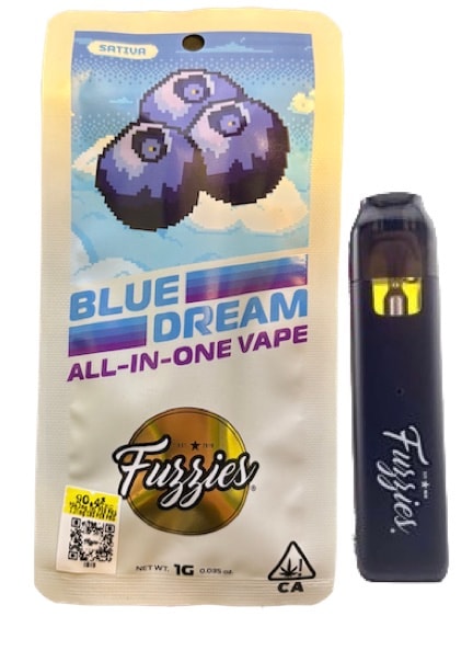 Fuzzies Blue Dream 1g All in One Vape 90%