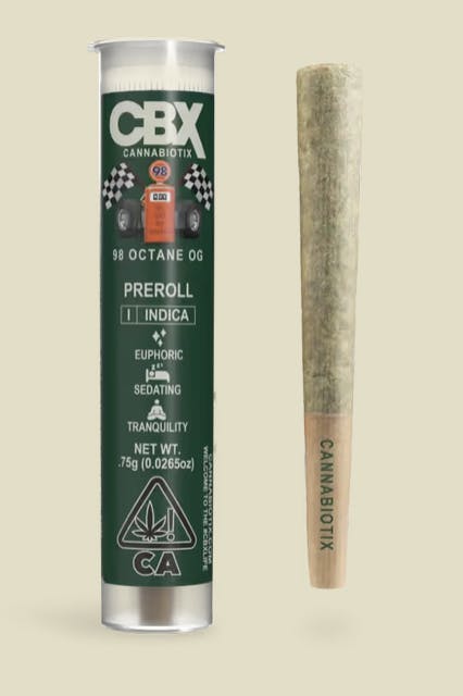 Cannabiotix 98 Octane .75g Top Shelf Preroll 28%
