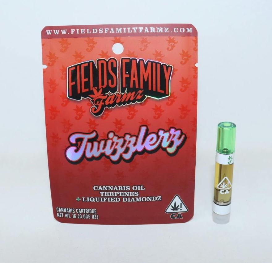 Fields Family Farmz Twizzlerz 1g Liquified Diamonds Cartridge 88%