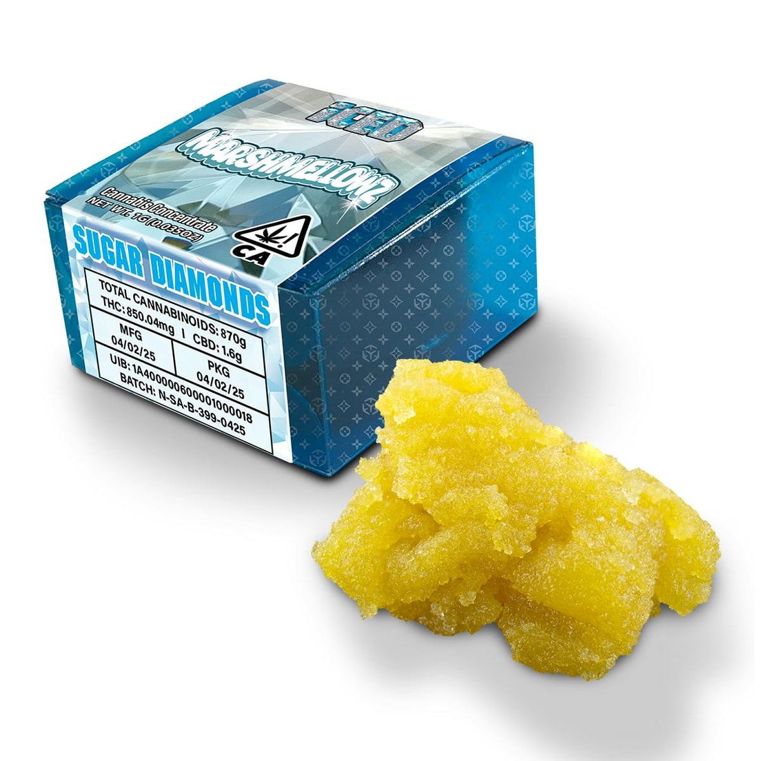 Iced Marshmellowz 1g Sugar Diamonds 76%
