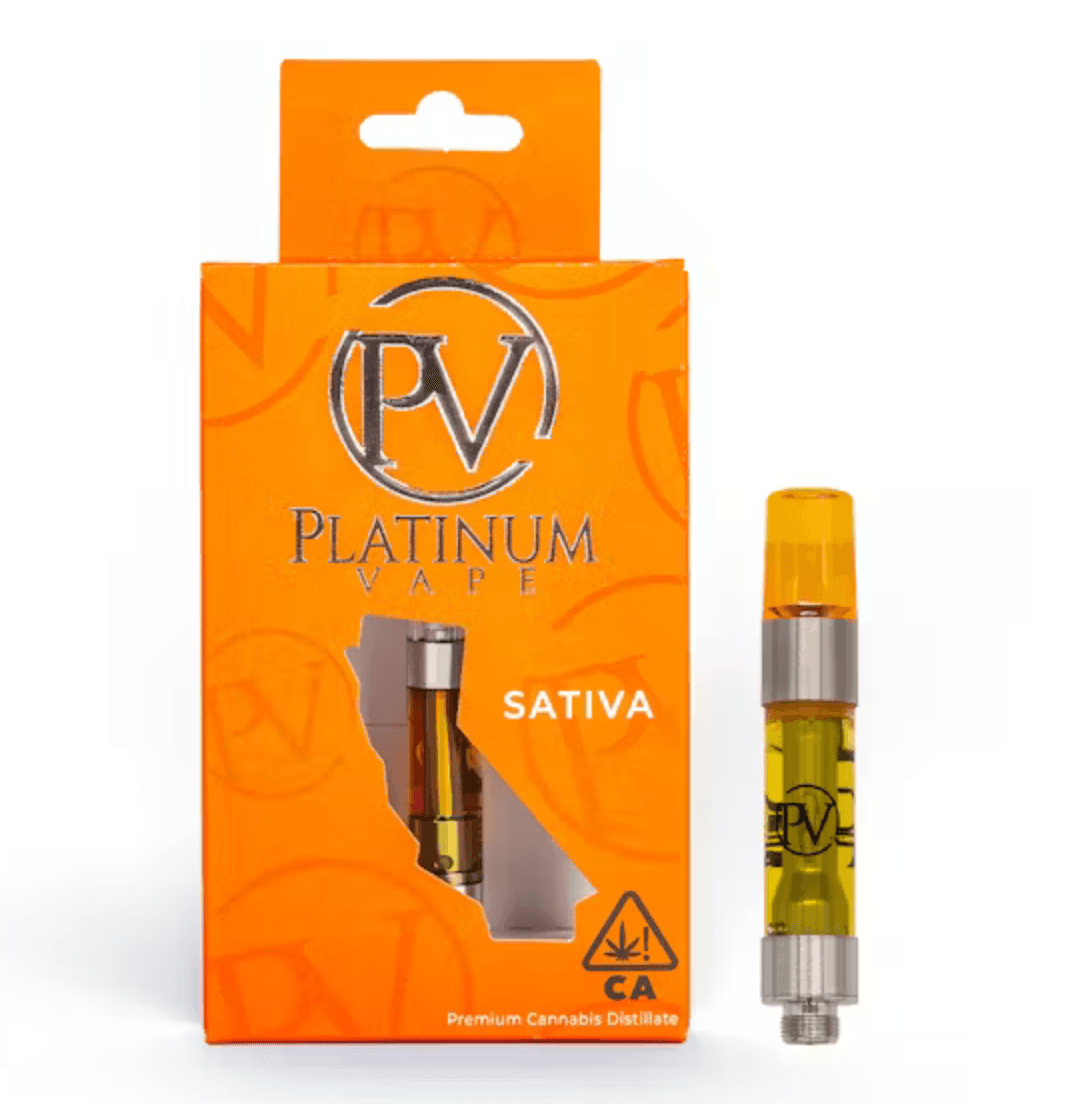 Platinum Vape Mango Sunrise 1g Distillate Cartridge 90%