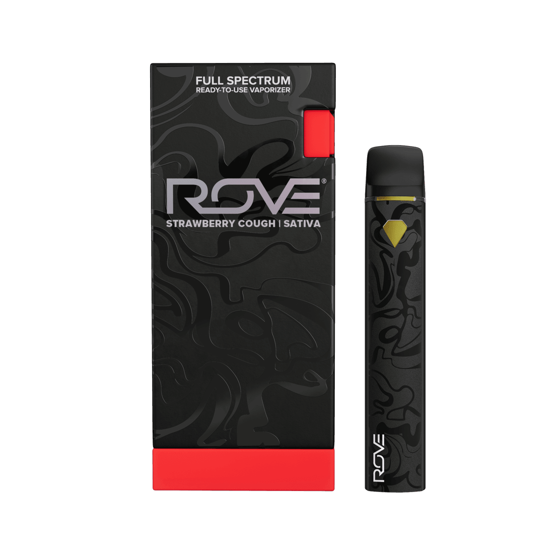 Rove Strawberry Cough 1g Melted Diamond Live Resin Ready to Use Vape 92%
