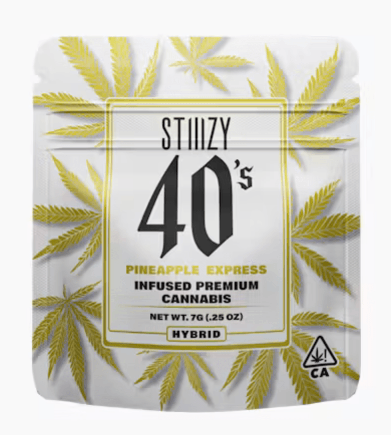 Stiiizy 40s Pineapple Express 7g SMALLS Infused Flower 42%