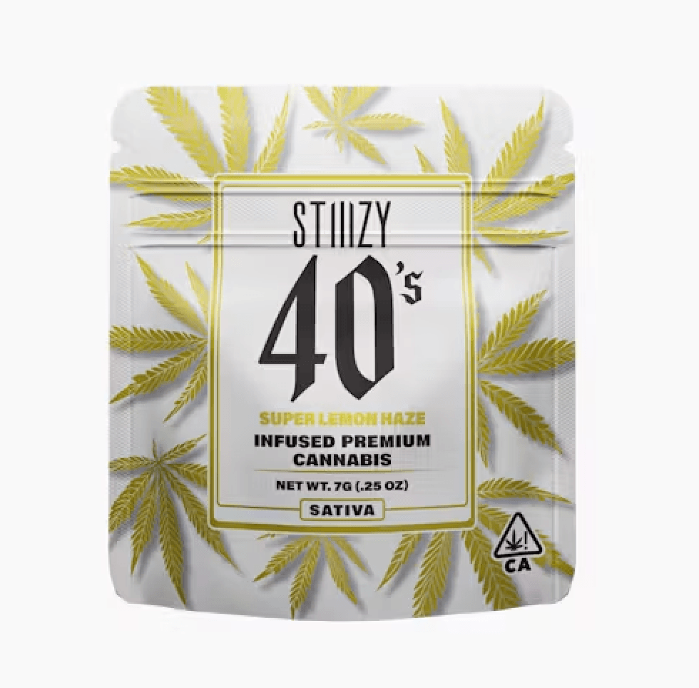Stiiizy 40s Super Lemon Haze 7g SMALLS Infused Flower 40%