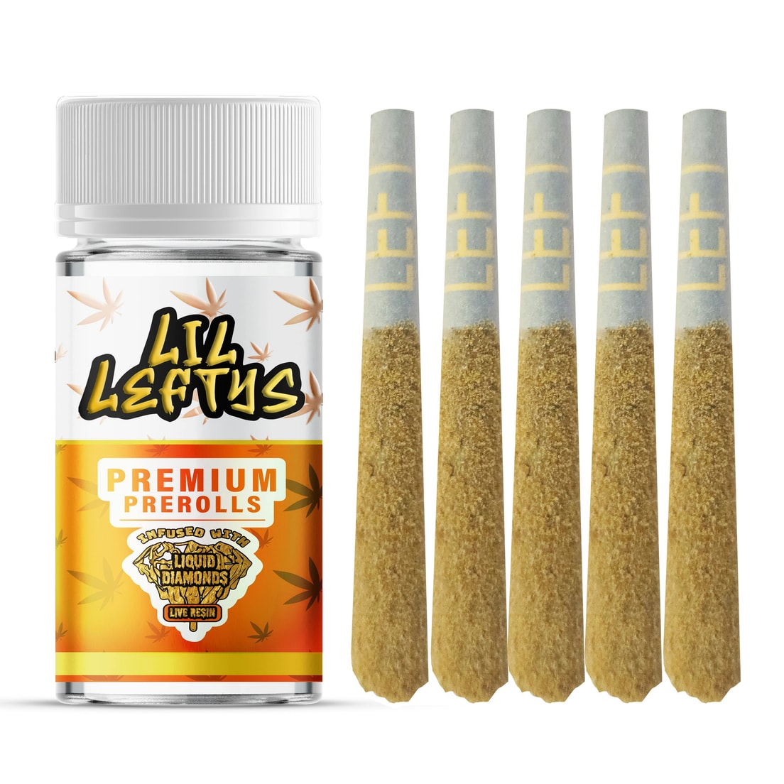 Left Coast Lil Leftys Orange Creamsicle .75g Infused Preroll 5pk 41%