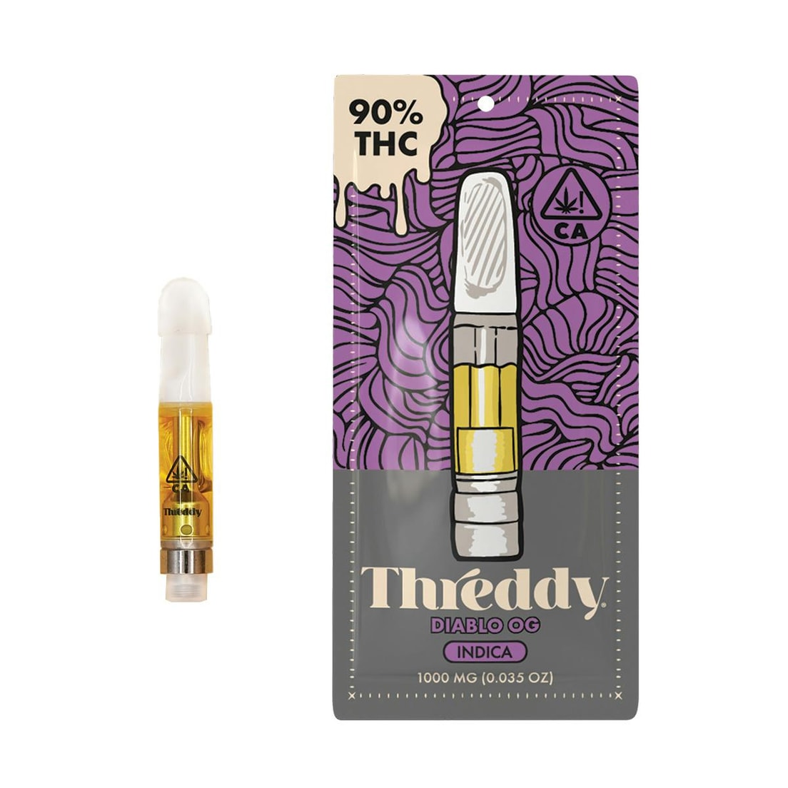 Threddy Diablo OG 1g Distillate Cartridge 90%
