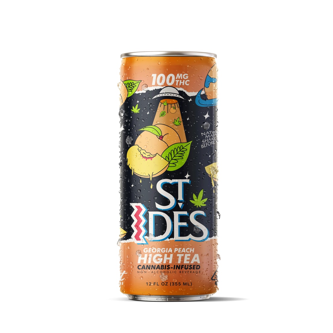 ST Ides Georgia Peach High Tea 100mg THC