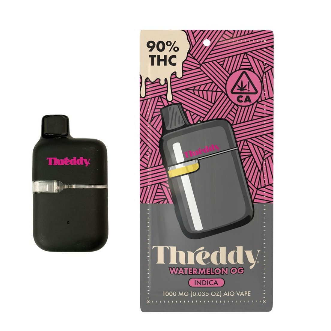 Threddy Watermelon OG 1g All in One Vape 90%