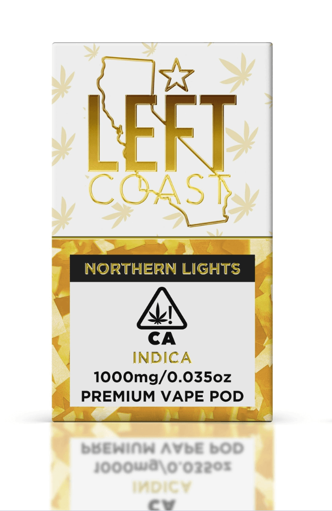Left Coast Northern Lights 1g Liquid Diamond Infused Pod 82%