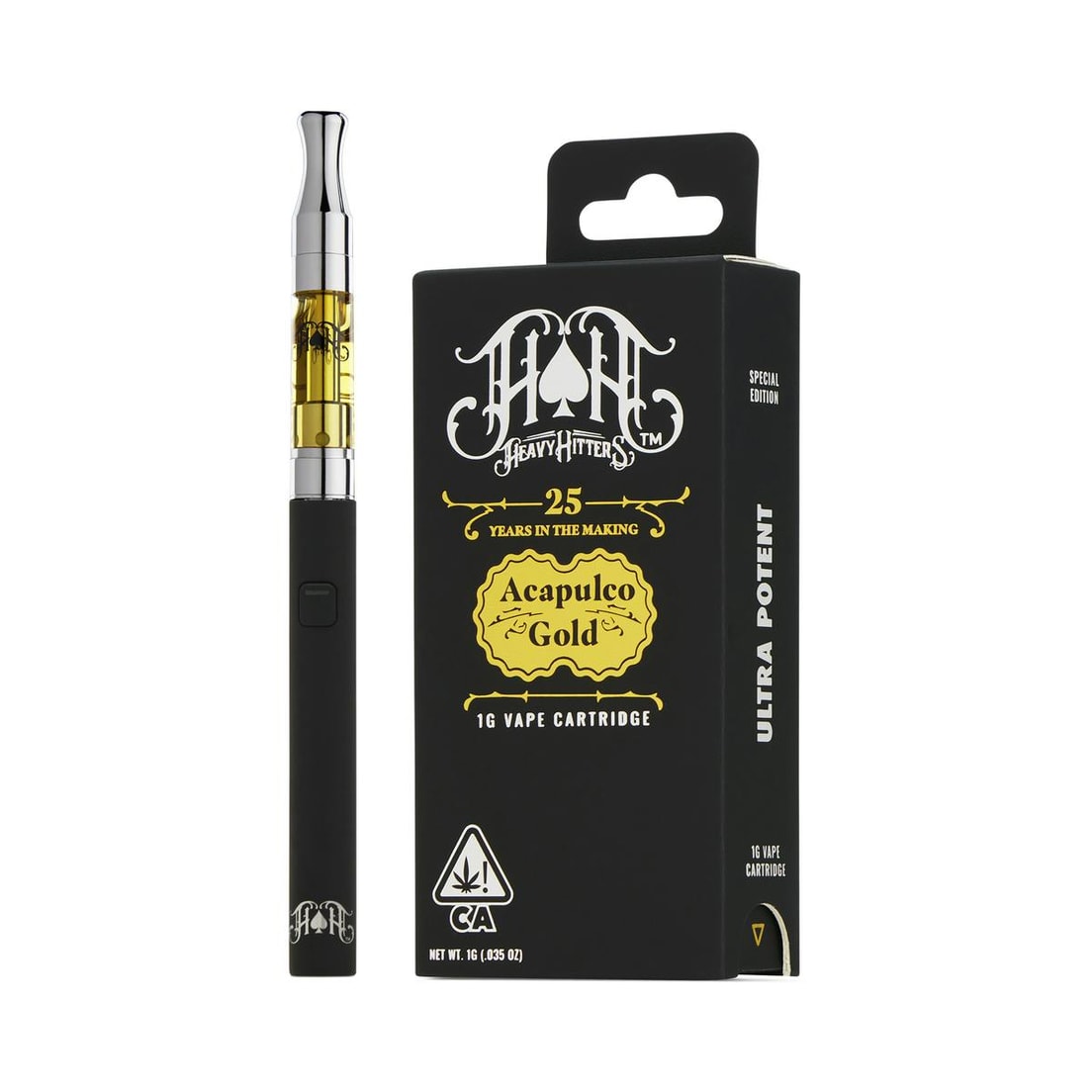 Heavy Hitters Acapulco Gold 1g Cartridge 89%