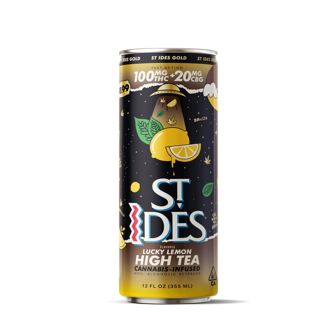 ST Ides Lucky Lemon High Tea 100mg THC 20mg CBG