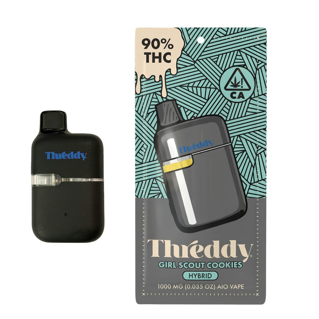Threddy Girl Scout Cookies 1g All in One Vape 90%