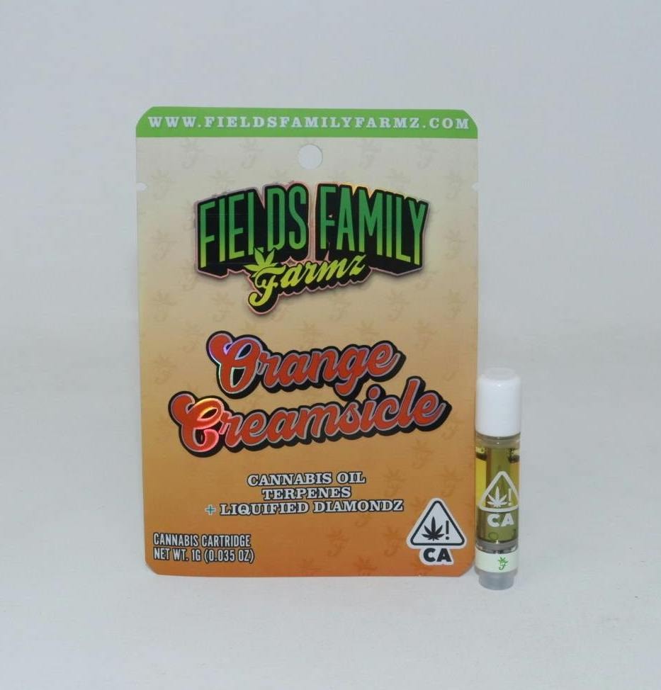 Fields Family Farmz Orange Creamsicle 1g Liquid Diamond Cartridge 91%