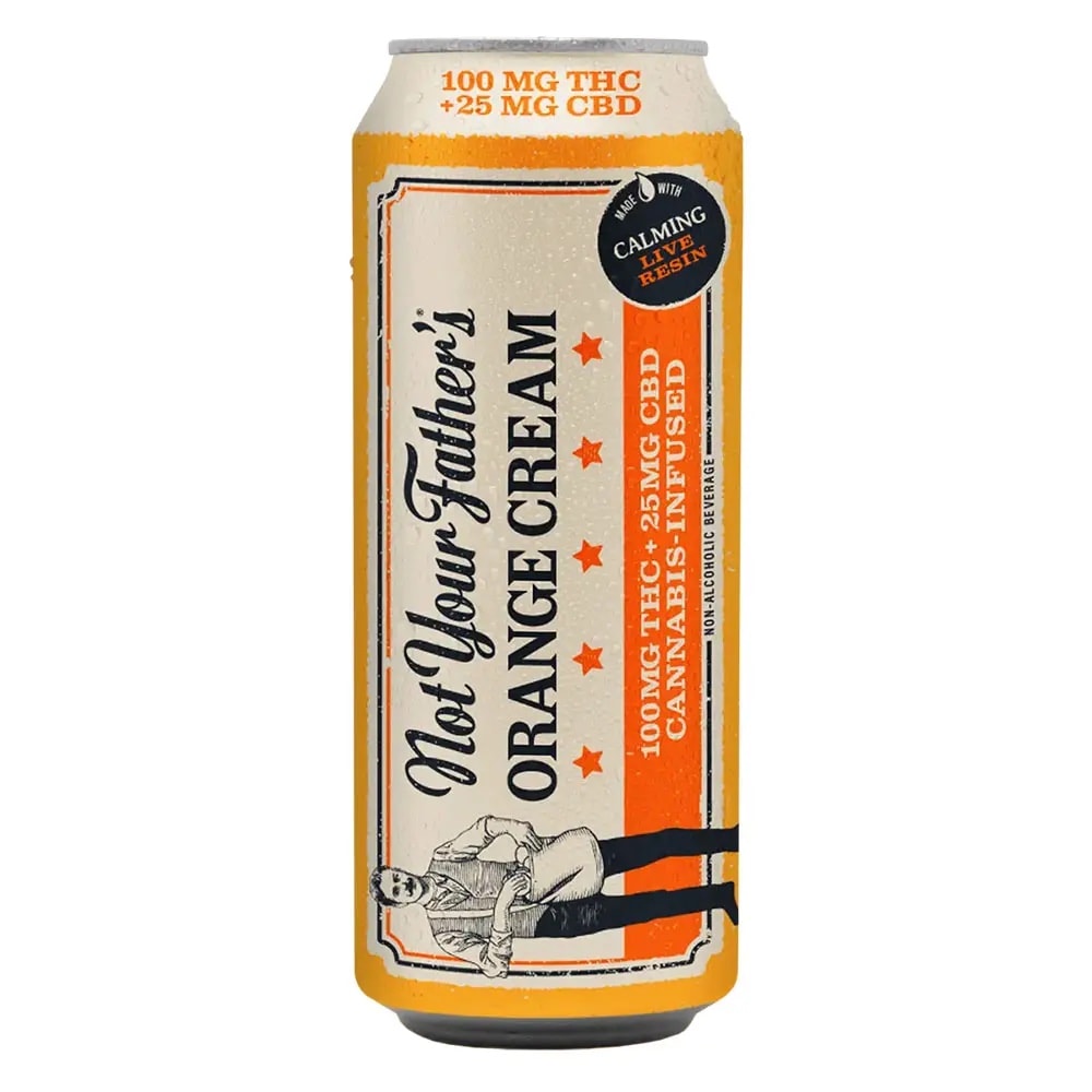 Not Your Father's Orange Cream Soda 100mg THC 25mg CBD