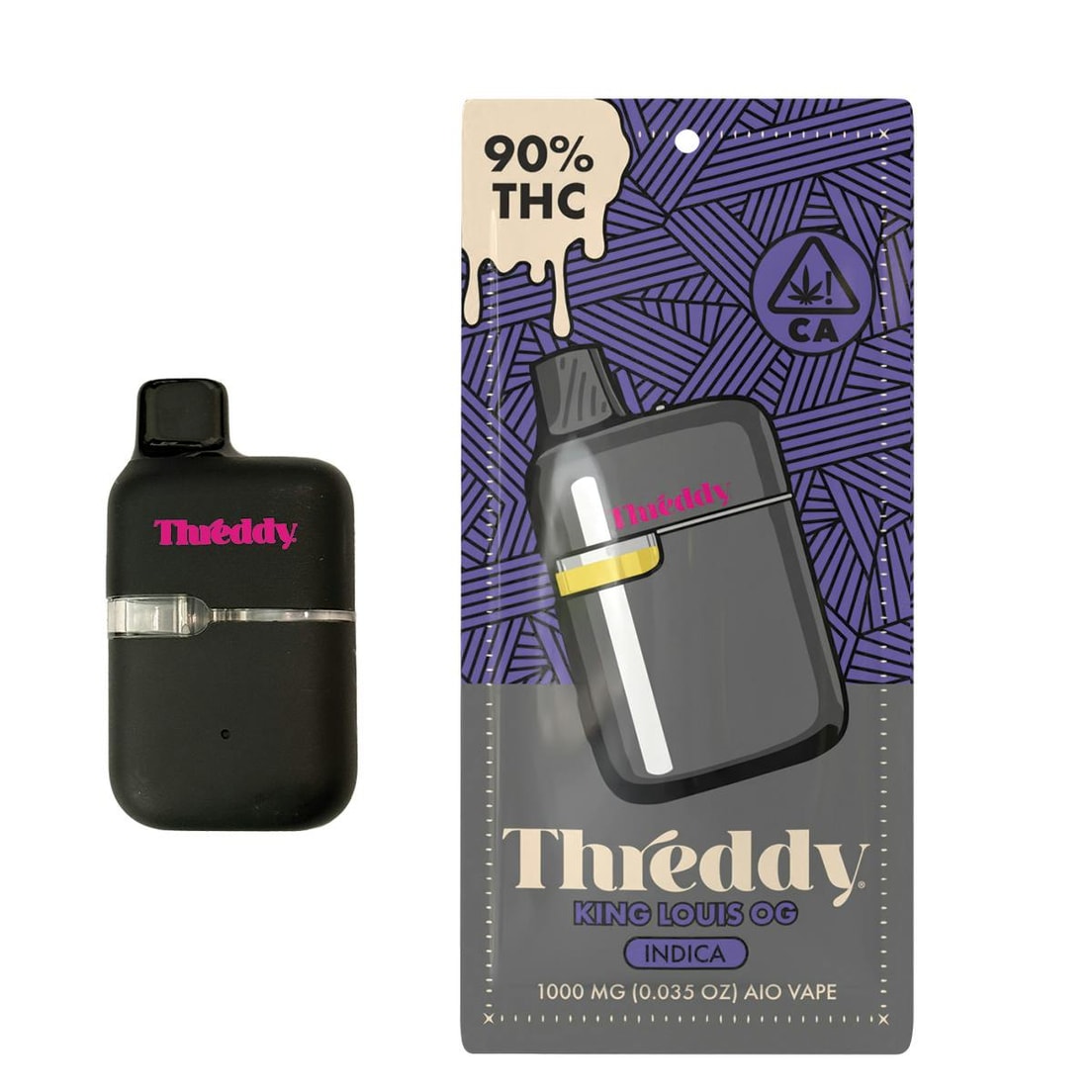 Threddy King Louis OG 1g All in One Vape 90%