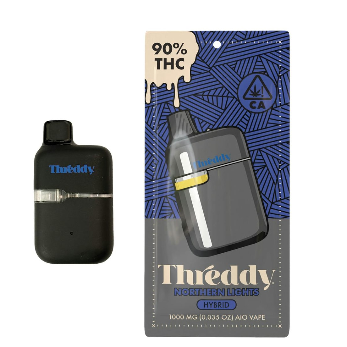 Threddy Northern Lights 1g All in One Vape 90%