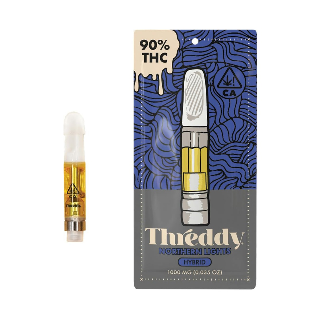 Threddy Northern Lights 1g Distillate Cartridge 90%