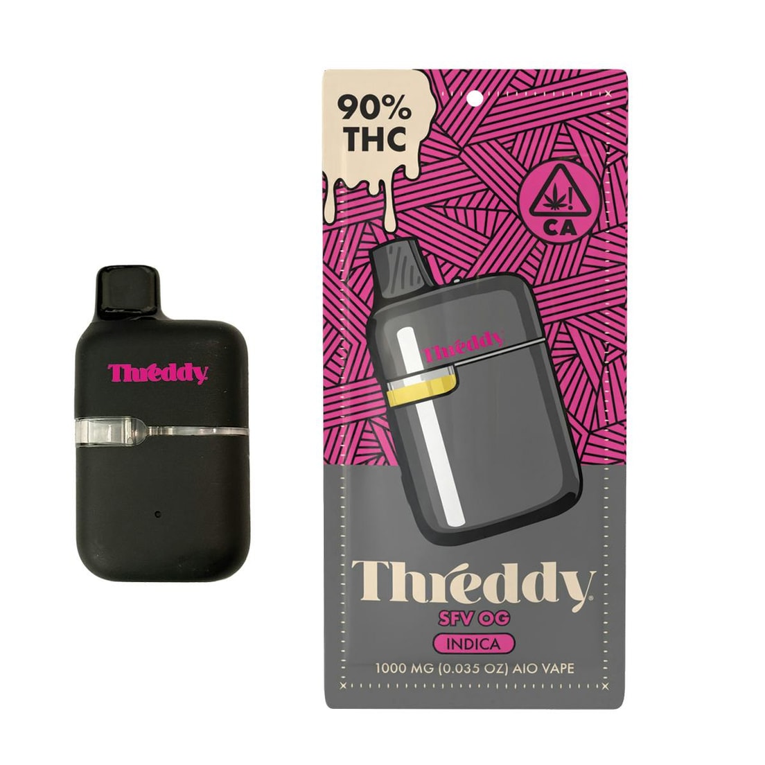 Threddy SFV OG 1g All in One Vape 90%