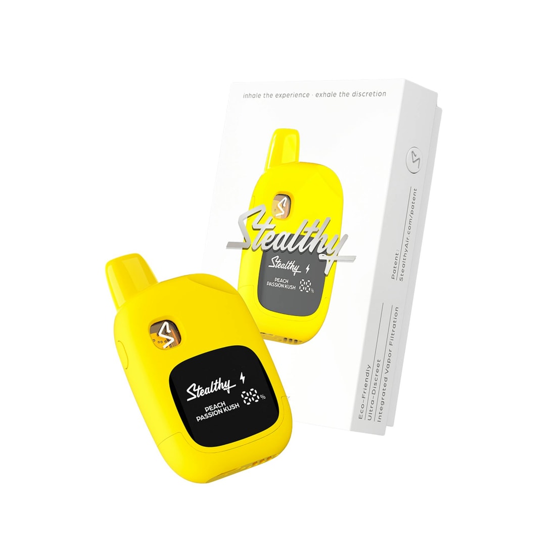 Stealthy Peach Passion Kush 1.25g All in One Vape 77%