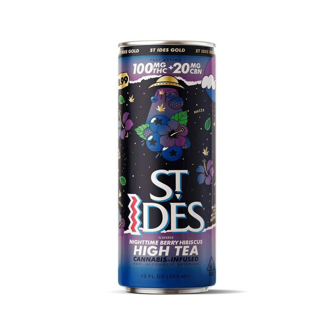 ST Ides Nighttime Berry Hibiscus 100mg THC 20mg CBN