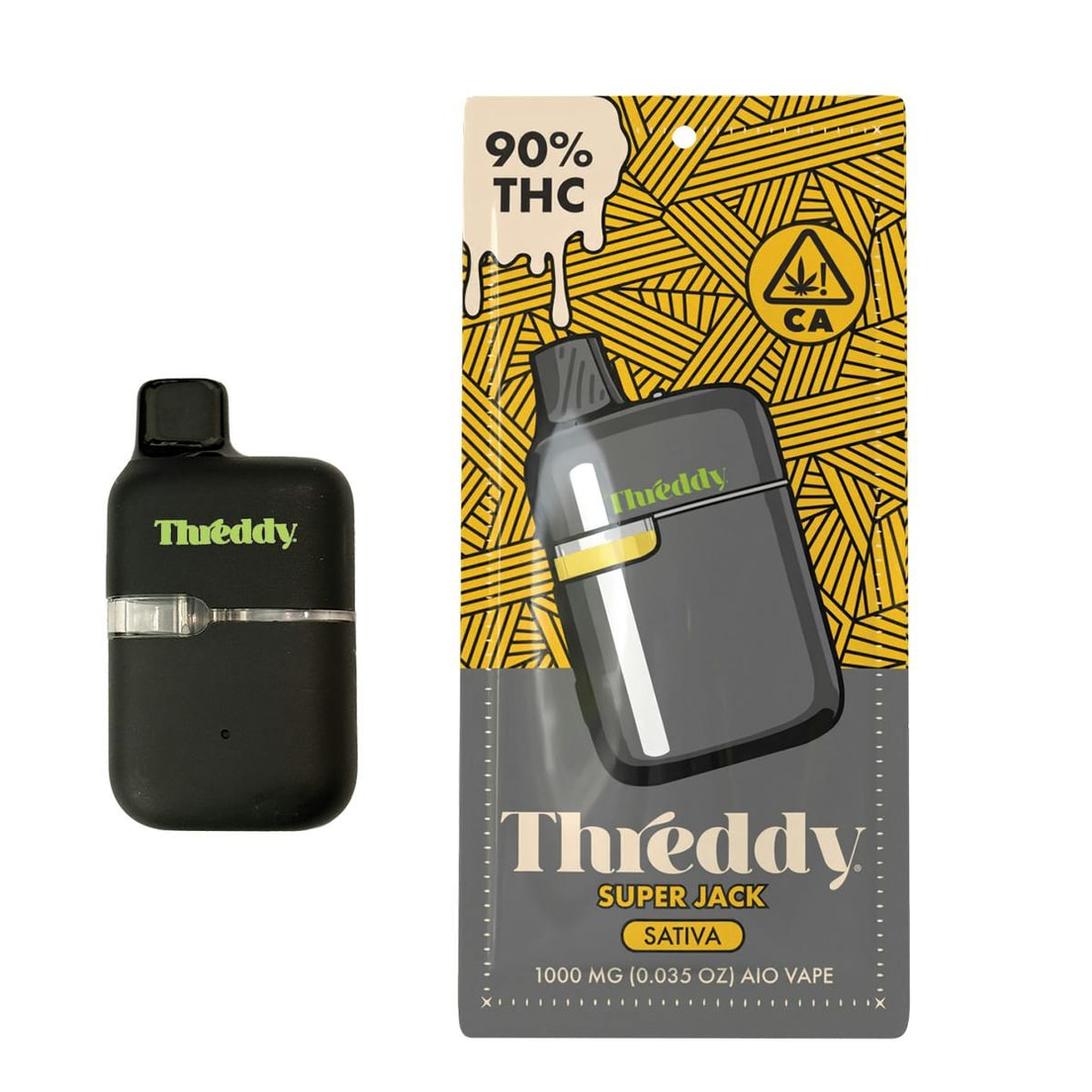 Threddy Super Jack 1g All in One Vape 90%