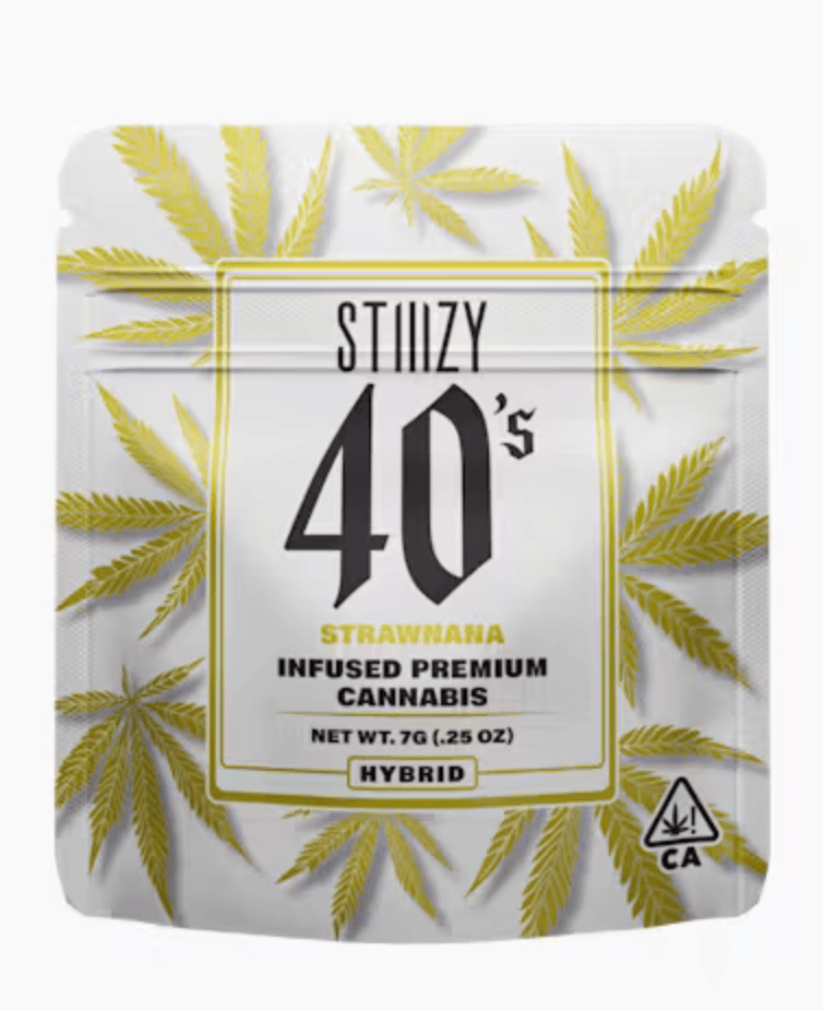 Stiiizy 40s Strawnana 7g SMALLS Infused Flower 38%
