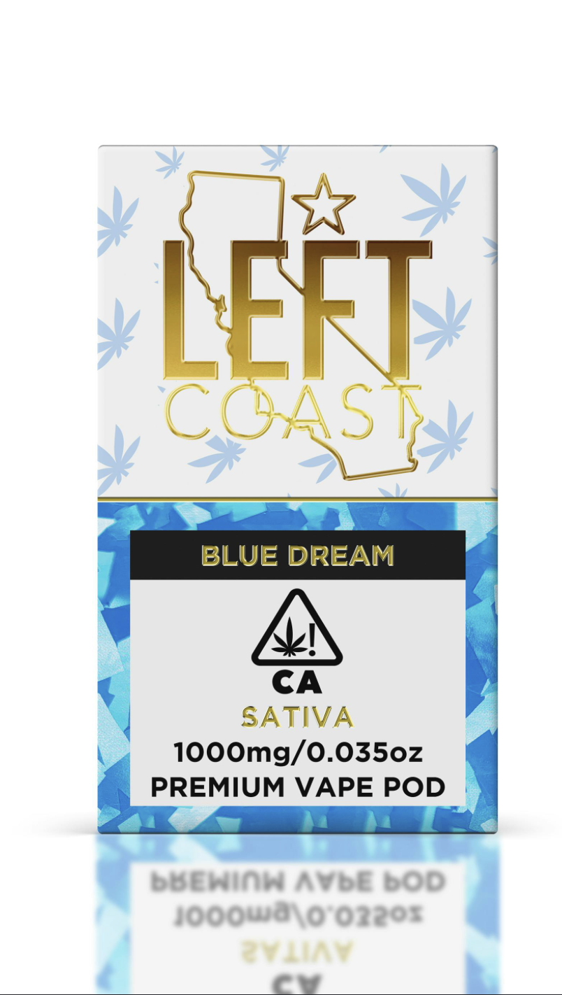Left Coast Blue Dream 1g Liquid Diamond Infused Pod 78%