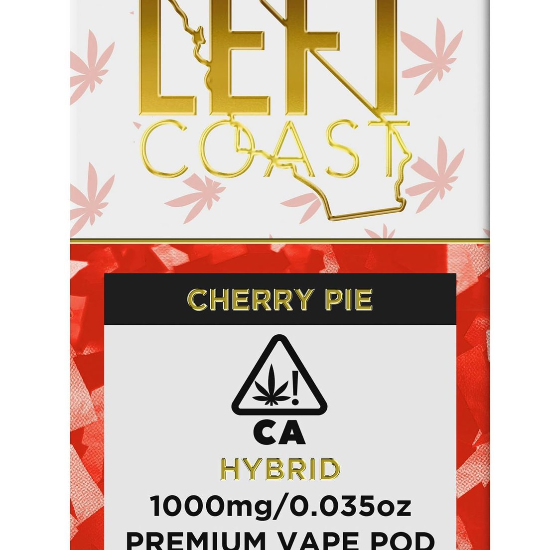 Left Coast Cherry Pie 1g Liquid Diamond Infused Pod 79%