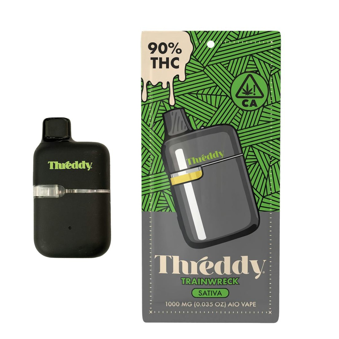 Threddy Trainwreck 1g All in One Vape 90%