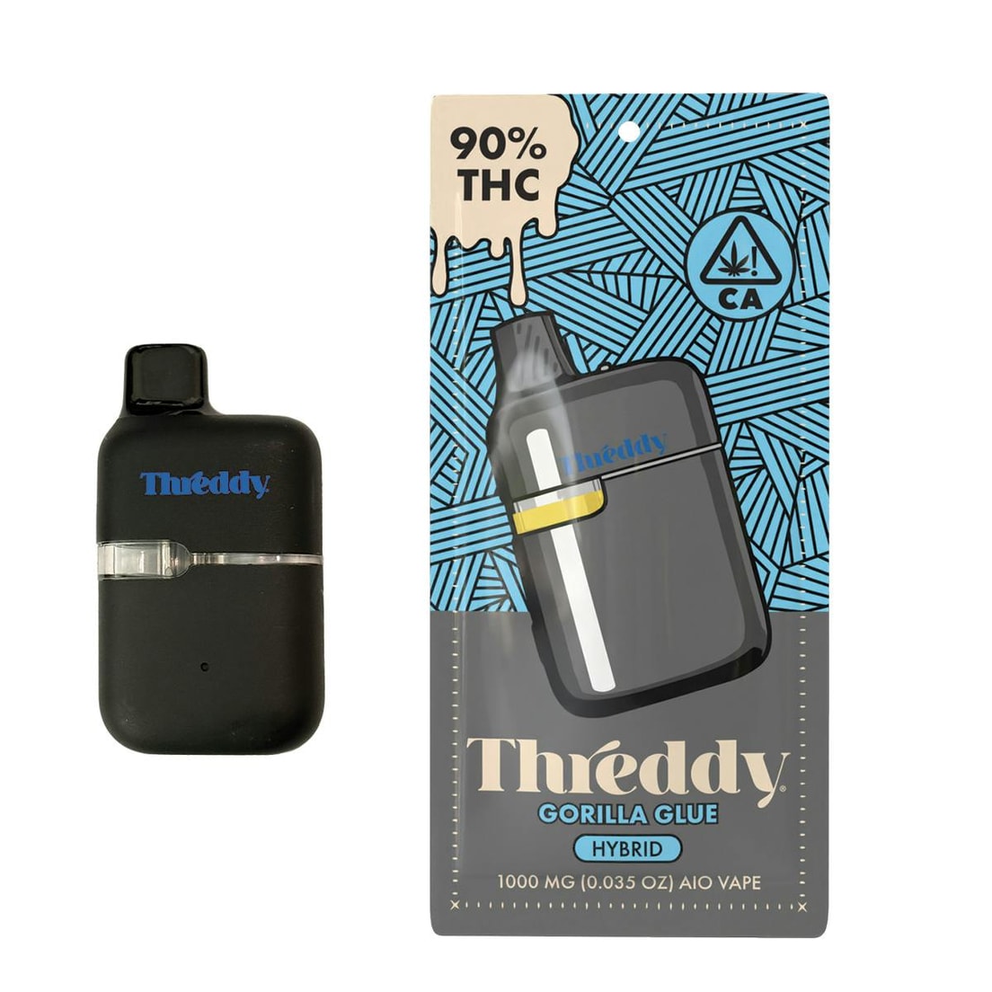 Threddy Gorilla Glue 1g All in One Vape 90%