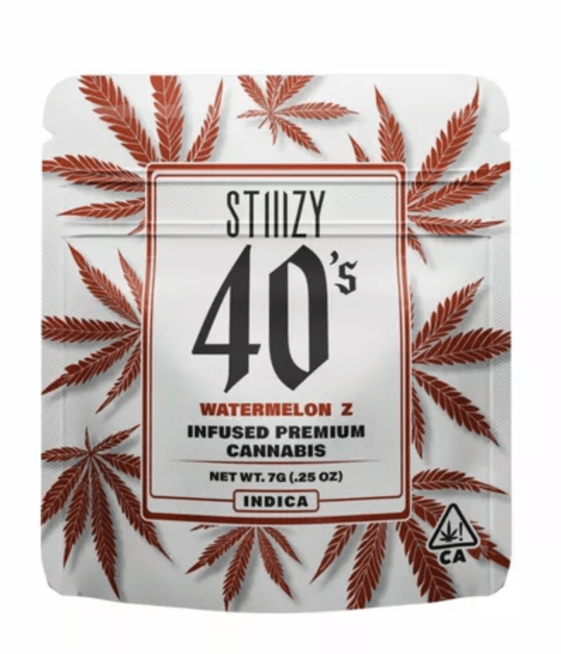Stiiizy 40s Watermelon Z 7g SMALLS Infused Flower 38%