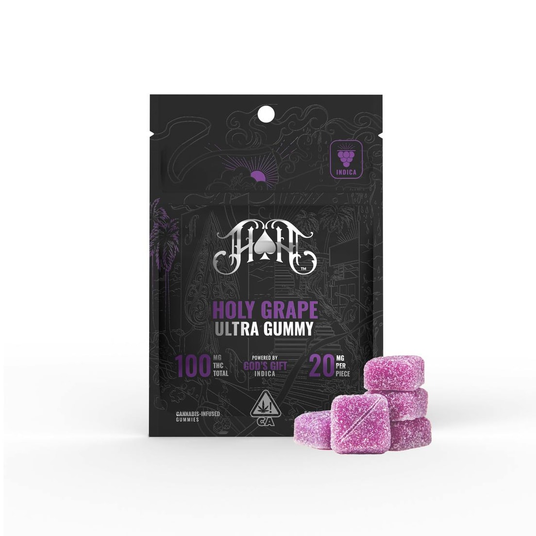 Heavy Hitters Holy Grape Gummies 100mg
