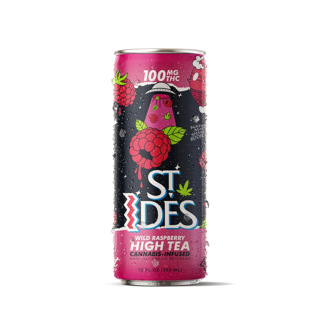 ST Ides Wild Raspberry High Tea 100mg THC