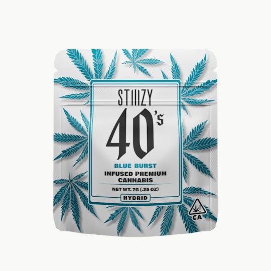 STIIIZY 40's Blue Burst 7g SMALLS Infused Flower 41%