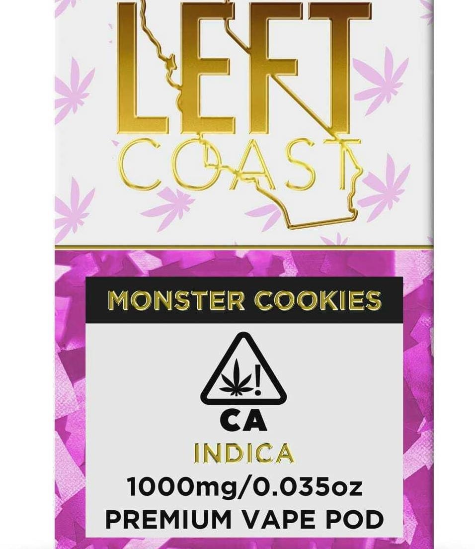 Left Coast Monster Cookies 1g Liquid Diamonds Pod 80%