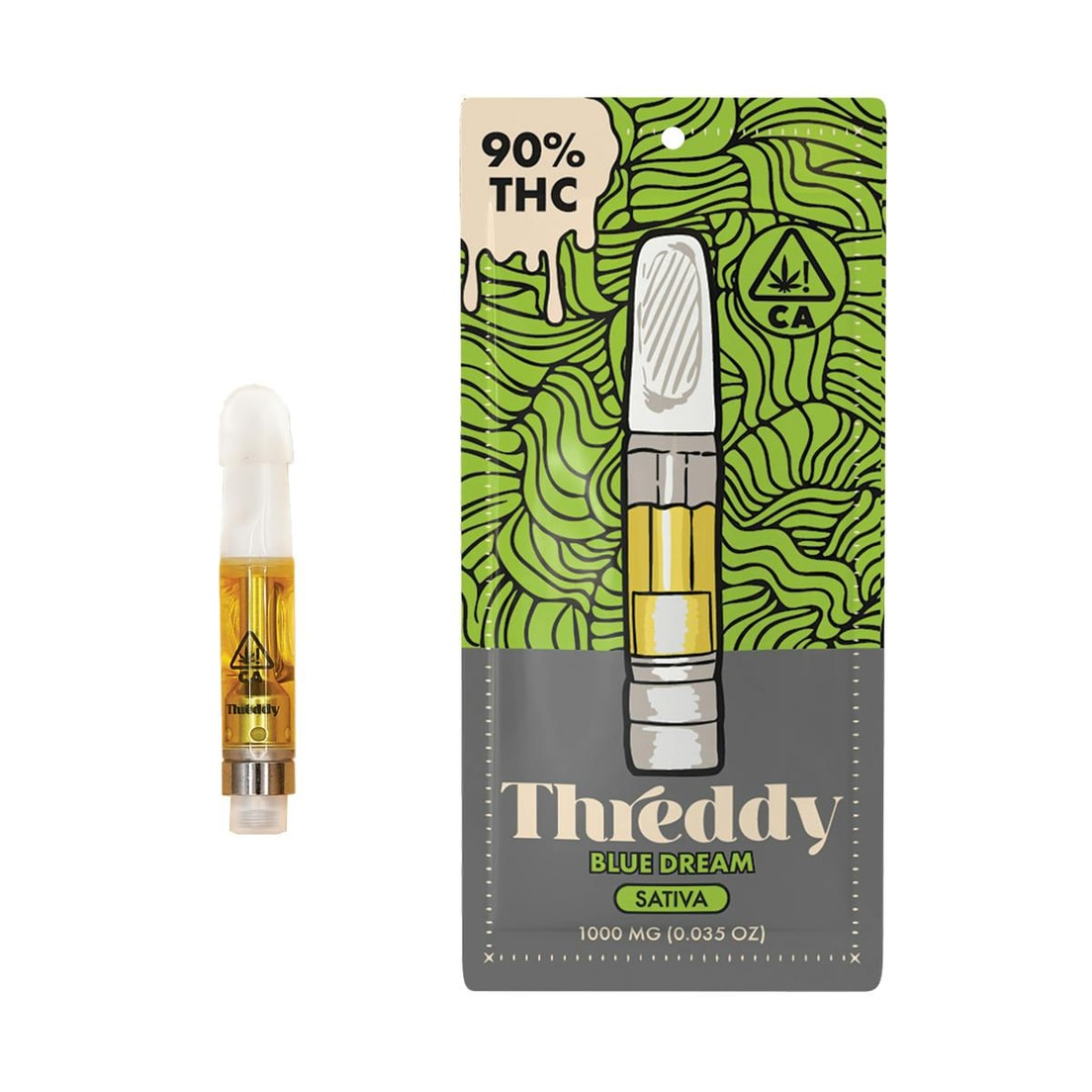 Threddy Blue Dream 1g Distillate Cartridge 90%