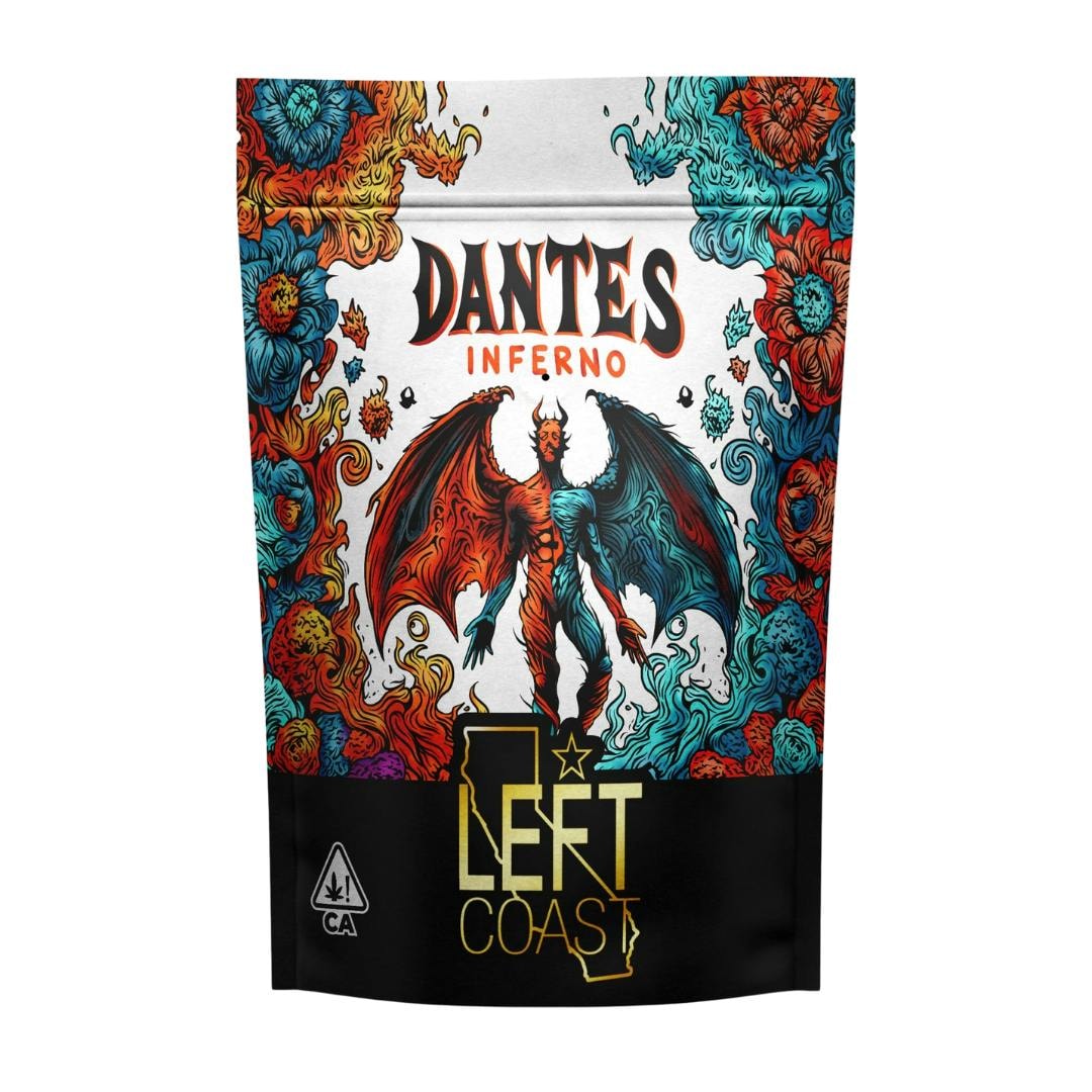 Left Coast Dantes Inferno 3.5g Baby Smalls 18%