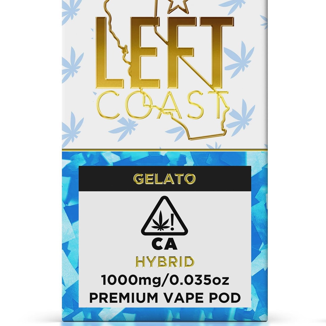 Left Coast Gelato 1g Liquid Diamond Infused Pod 82%