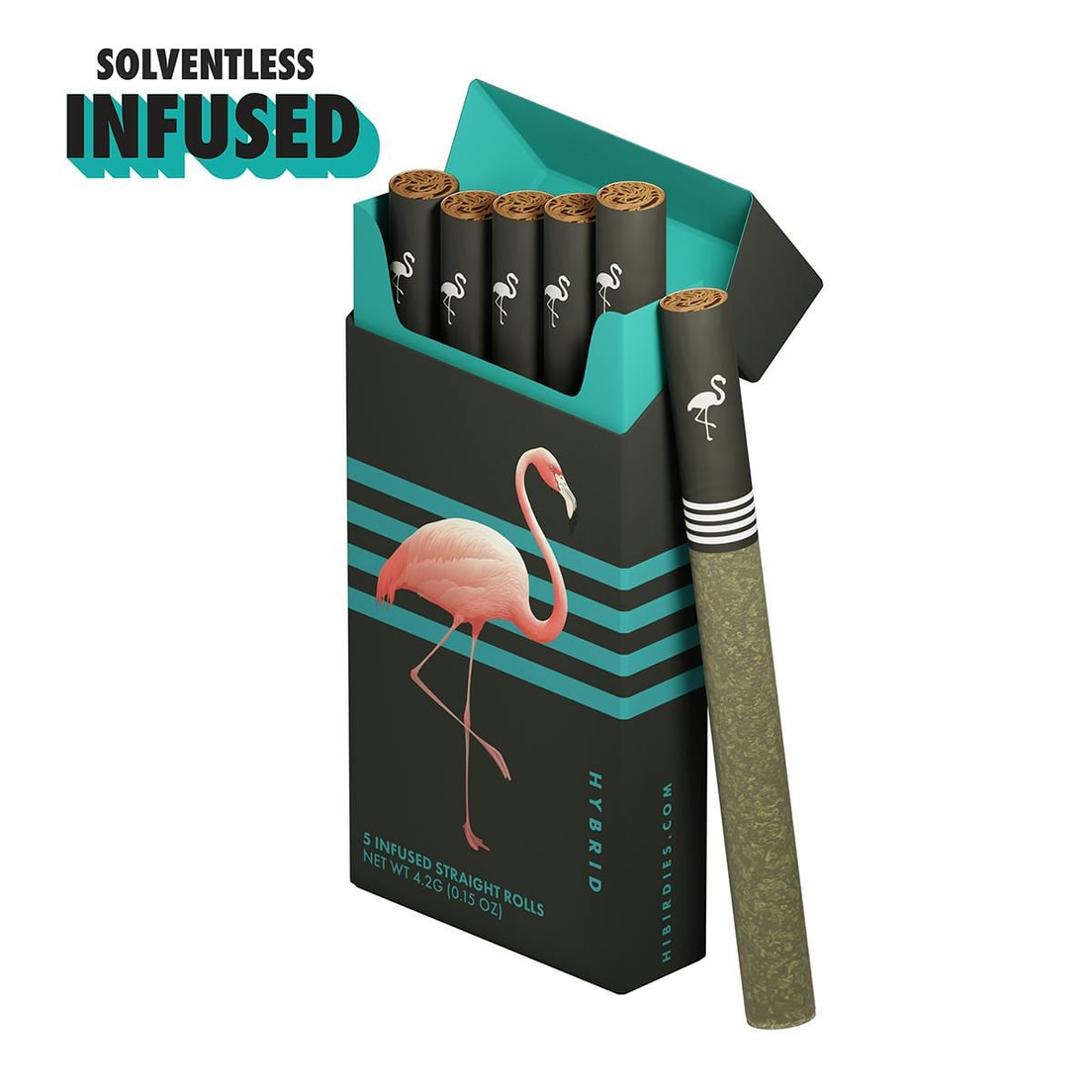 Birdies Ultra Hybrid .8g Infused Preroll 5pk 35%