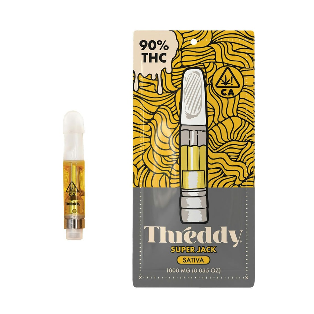 Threddy Super Jack 1g Distillate Cartridge 90%