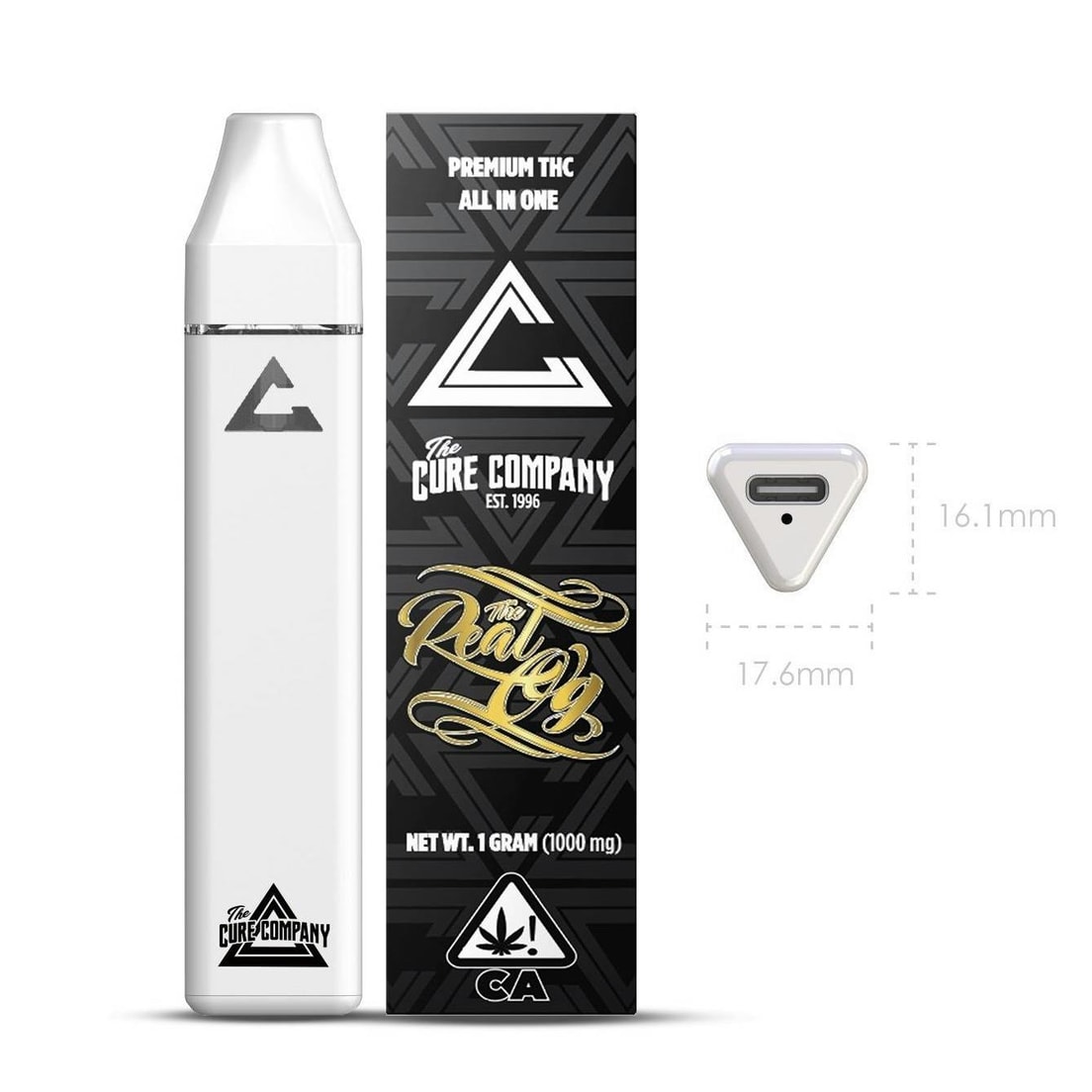 Cure Company Real OG 1g All in One Vape 79%