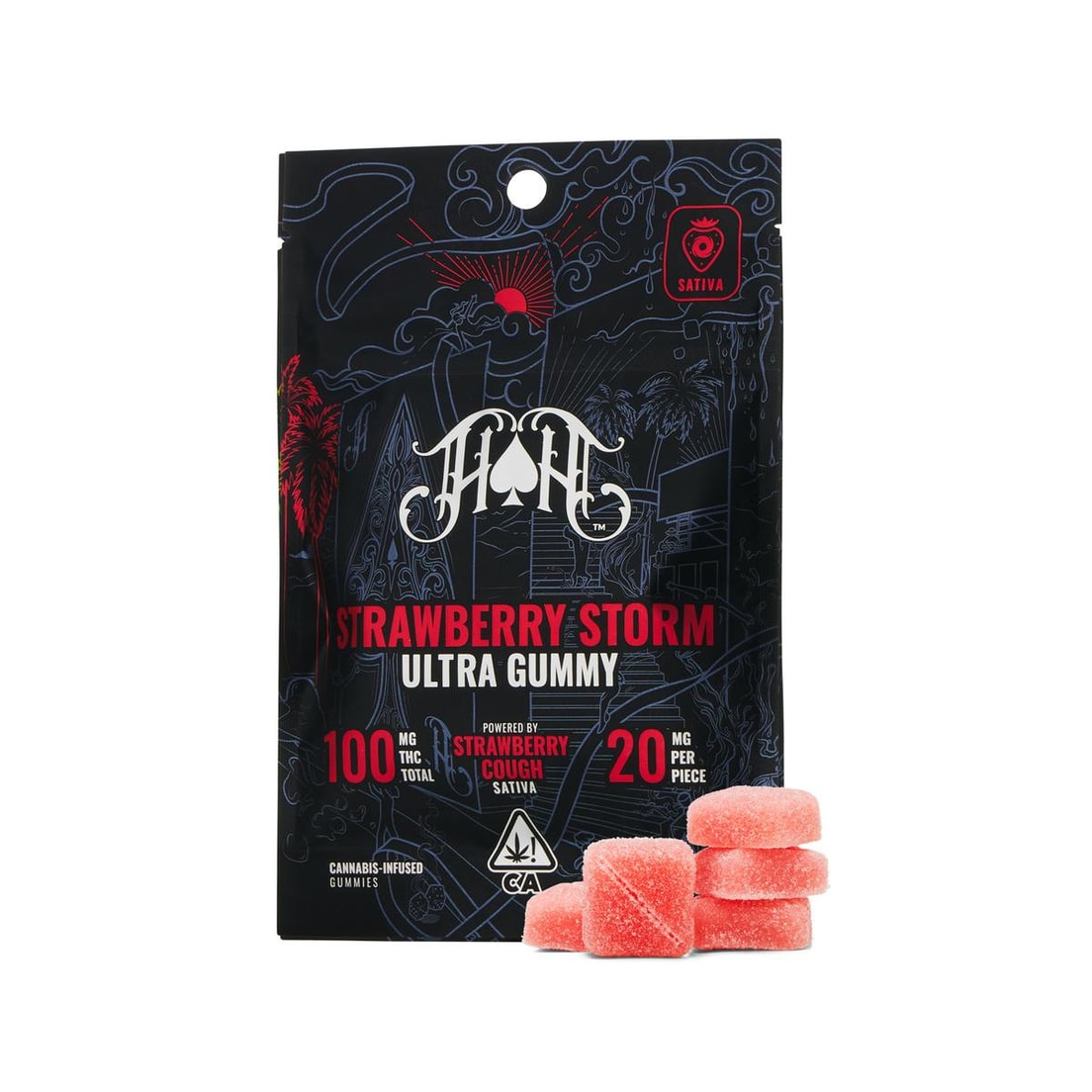 Heavy Hitters Strawberry Storm Gummies 100mg