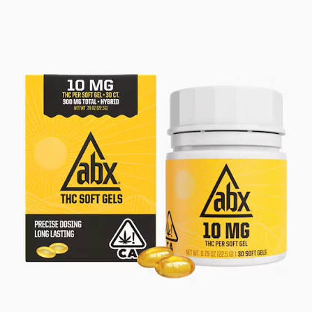 ABX 10mg THC Soft Gels 30ct